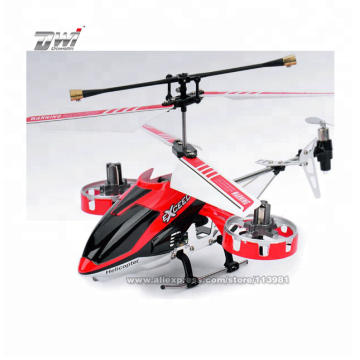 DWI dowellin 4Ch RC Metal Mini Avatar Model Helicopters with Gyro LED Lights Remote Control Hobby Toys
